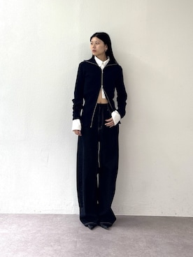 「UNFORM（アンフォーム）のアイテム」を使った、Hiyoriさん（レディース・160cm）の夏コーディネート