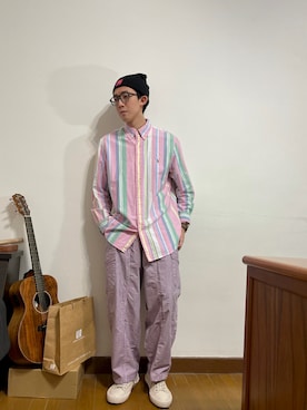 「Article Number（アーティクル ナンバー）のアイテム」を使った、Calvさん（メンズ・176cm）の夏コーディネート