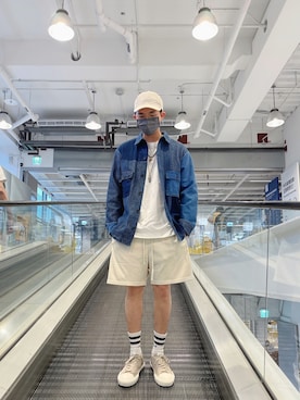 「Article Number（アーティクル ナンバー）のアイテム」を使った、Calvさん（メンズ・176cm）の夏コーディネート