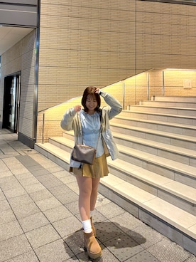 「お洒落さんとつながりたい」｜「アイテム（ソックス/靴下）」を使った、はるさん（レディース・154cm）の秋コーディネート