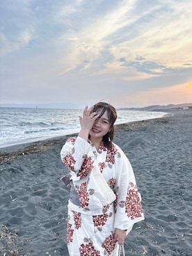 「アイテム（水着/着物・浴衣）」を使った、はるさん（レディース・154cm）の夏コーディネート
