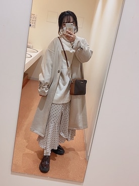 「アイテム（ドレスシューズ）」を使った、はるさん（レディース・154cm）の冬コーディネート