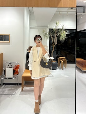 「UGG」｜はるさん（レディース・154cm）の秋コーディネート