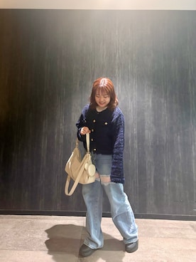 「Heather（ヘザー）のアイテム」を使った、はるさん（レディース・154cm）の冬コーディネート