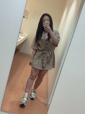 「shein」｜はるさん（レディース・154cm）の夏コーディネート