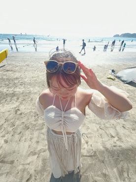 「アイテム（水着/着物・浴衣）」を使った、はるさん（レディース・154cm）の秋コーディネート