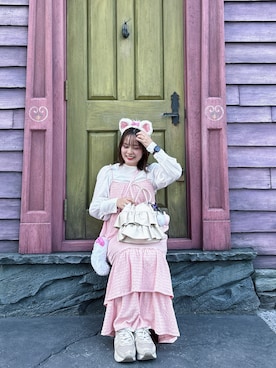 「one after another NICE CLAUP（ワンアフターアナザーナイスクラップ）のアイテム」を使った、はるさん（レディース・154cm）の秋コーディネート