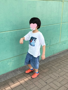 「E.T.」｜‪.:＊MᵃⁿᵈN.:＊さん（キッズ・120cm）の秋コーディネート