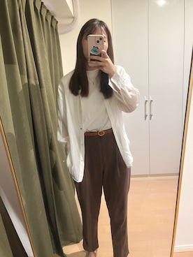 「オペークドットクリップ」｜mika✳︎さん（レディース・160cm）の夏コーディネート