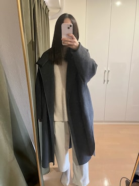 「STUNNING LURE（スタニングルアー）のアイテム（ジャケット/アウター）」を使った、mika✳︎さん（レディース・160cm）の冬コーディネート