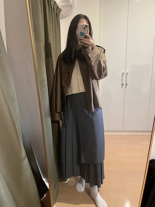 RANDEBOO - RANDEBOO プリーツ ロング スカート 新品タグ付き 秋冬 RANDEBOO（ランデブー）の「Pleats long skirt（スカート）」 - WEAR