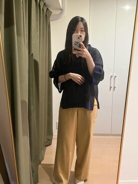 「アイテム（その他トップス）」を使った、mika✳︎さん（レディース・160cm・20代）の春コーディネート