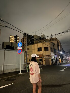 「chillax（チラックス）のアイテム」を使った、iloveyoutothemoonさん（レディース・155cm）の夏コーディネート