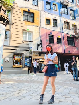 「UNIQUE（ユニーク）のアイテム」を使った、R.Jさん（レディース・162cm）の夏コーディネート