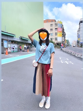 「UNIQUE（ユニーク）のアイテム」を使った、R.Jさん（レディース・162cm）の秋コーディネート