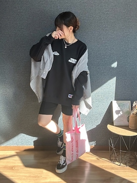 「アイテム（レッグウェア）」を使った、yu.さん（レディース・161cm）の冬コーディネート