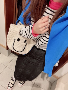 「ニコちゃん」｜yu.さん（レディース・161cm）の春コーディネート