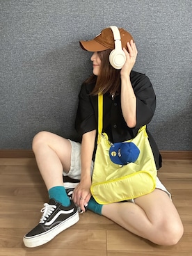 「アイテム（エコバッグ/サブバッグ）」を使った、yu.さん（レディース・161cm）の秋コーディネート