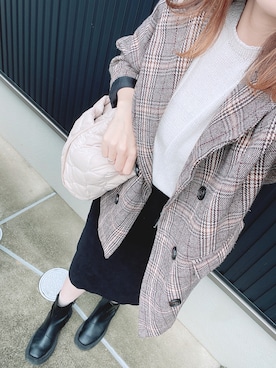 「fifth（フィフス）のアイテム（スカート）」を使った、yu.さん（レディース・161cm）の秋コーディネート