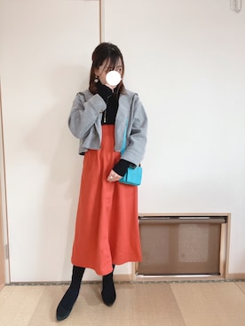 「fifth（フィフス）のアイテム」を使った、yu.さん（レディース・161cm）の冬コーディネート