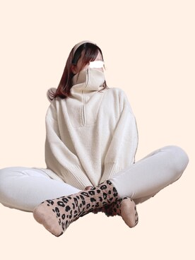 「勝手にレオパ部🐒」｜yu.さん（レディース・161cm）の冬コーディネート