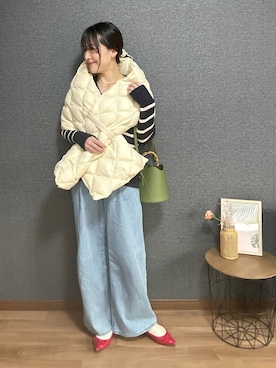 「Edit Sheen（エディットシーン）のアイテム」を使った、yu.さん（レディース・161cm）の春コーディネート