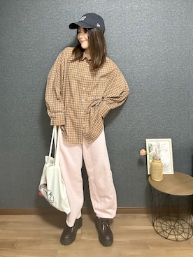 「CEMONEMO（セモネモ）のアイテム（アクセサリー）」を使った、yu.さん（レディース・161cm）の春コーディネート