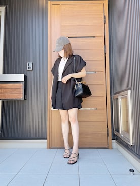 「fifth（フィフス）のアイテム（帽子）」を使った、yu.さん（レディース・161cm）の夏コーディネート