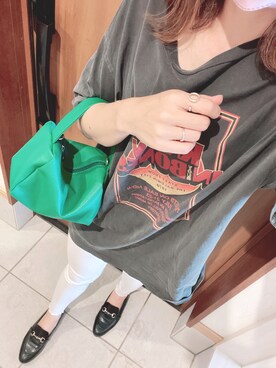 「WC（ダブル シー）のアイテム（バッグ）」を使った、yu.さん（レディース・161cm）の秋コーディネート