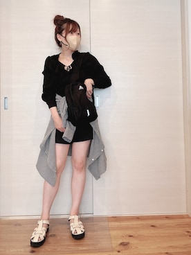 「fifth（フィフス）のアイテム（シャツ/ブラウス）」を使った、yu.さん（レディース・161cm）の春コーディネート