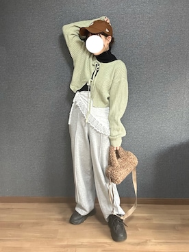 「bohmal（ボマール）のアイテム」を使った、yu.さん（レディース・161cm）の冬コーディネート