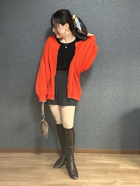 yu.さん（レディース・161cm）の冬コーディネート