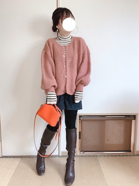 yu.さん（レディース・161cm）の冬コーディネート