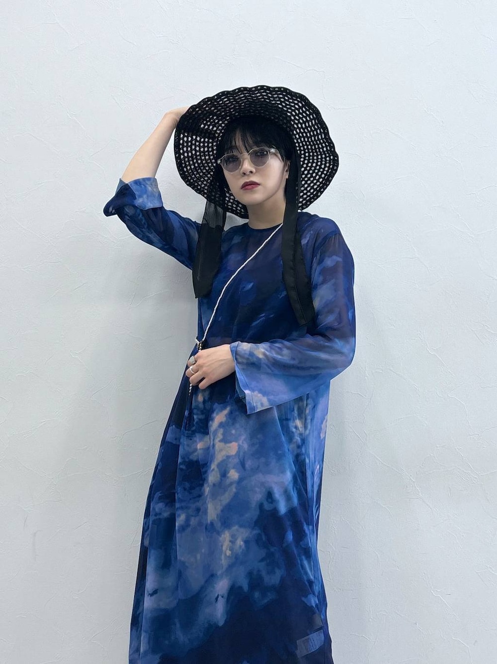 シアーマーブルガラワンピース(HARE)を使った人気ファッション