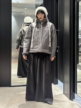 「HARE（ハレ）のアイテム（ブルゾン）」を使った、ノン(HARE)さん（レディース・170cm）の秋コーディネート