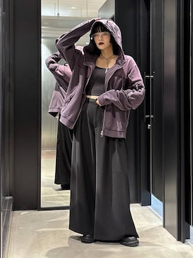 「アイテム（パーカー）」を使った、ノン(HARE)さん（レディース・170cm）の秋コーディネート