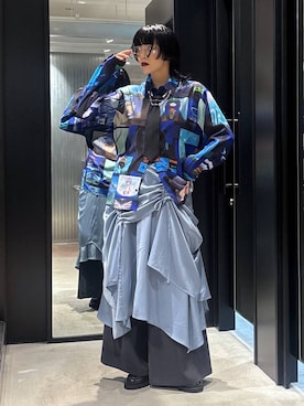 「アイテム（スカート）」を使った、ノン(HARE)さん（レディース・170cm）の夏コーディネート