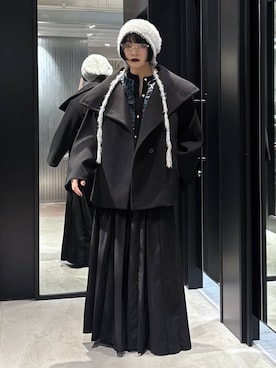 「アイテム（チェスターコート）」を使った、ノン(HARE)さん（レディース・170cm）の秋コーディネート