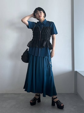 「アイテム（その他トップス）」を使った、ノン(HARE)さん（レディース・170cm・20代）の夏コーディネート