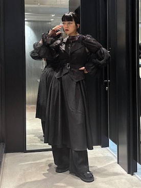 「アイテム（スラックス）」を使った、ノン(HARE)さん（レディース・170cm）の夏コーディネート