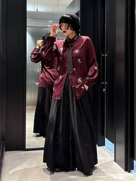 「アイテム（ネクタイ）」を使った、ノン(HARE)さん（レディース・170cm）の夏コーディネート