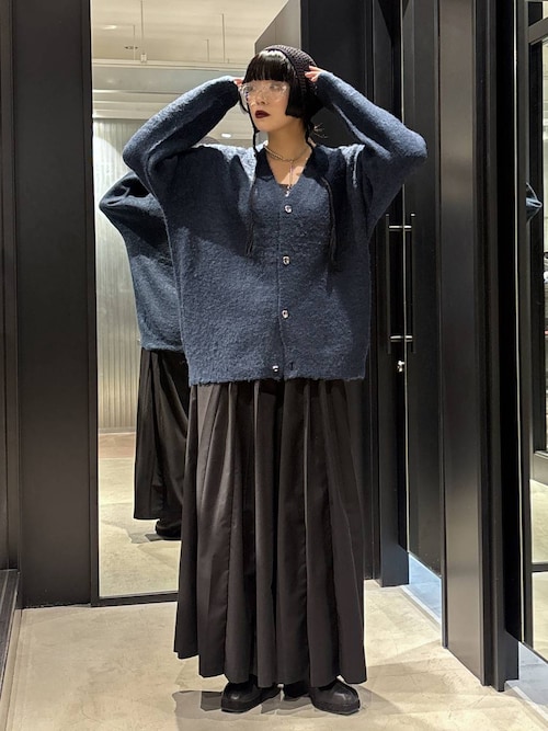 HARE モヘアカーディガン HARE カーディガン エレガントボタンモヘアニットカーディガン