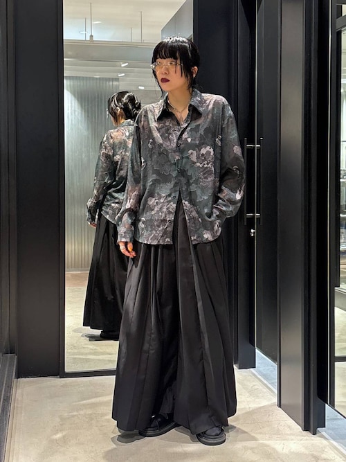 HARE フラワーJQシアーシャツLS 白　フリーサイズ 楽天市場】(W)フラワーJQシアーSHLS HARE ハレ トップス シャツ