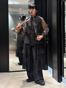 「アイテム（ローファー）」を使った、ノン(HARE)さん（レディース・170cm）の夏コーディネート