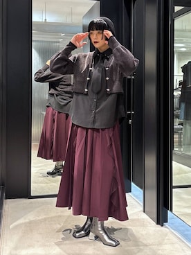 「アイテム（スカート）」を使った、ノン(HARE)さん（レディース・170cm）の夏コーディネート