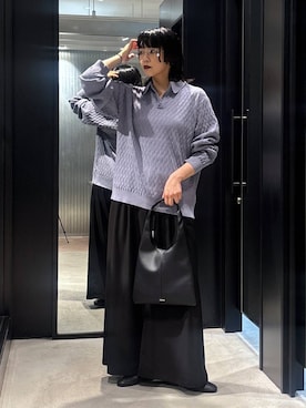「アイテム（バレエシューズ）」を使った、ノン(HARE)さん（レディース・170cm）の夏コーディネート