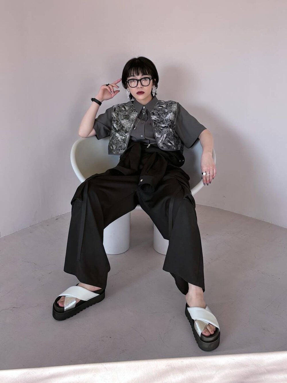 ZIPジャンプスーツ(HARE)を使った人気ファッション
