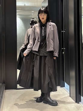 「アイテム（テーラードジャケット）」を使った、ノン(HARE)さん（レディース・170cm）の秋コーディネート