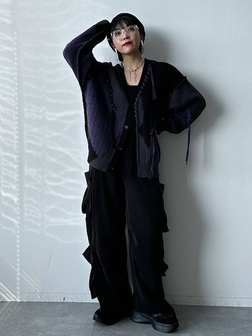 hare サテンダブルポケットカーゴパンツ ハレ サテンダブルポケット