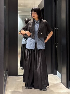 「アイテム（テーラードジャケット）」を使った、ノン(HARE)さん（レディース・170cm・20代）の夏コーディネート